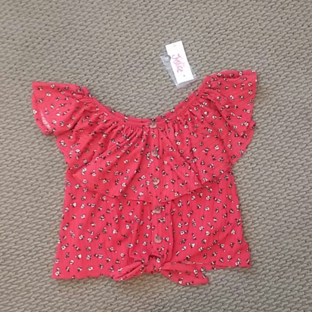 Justice Brand New Button Shirt